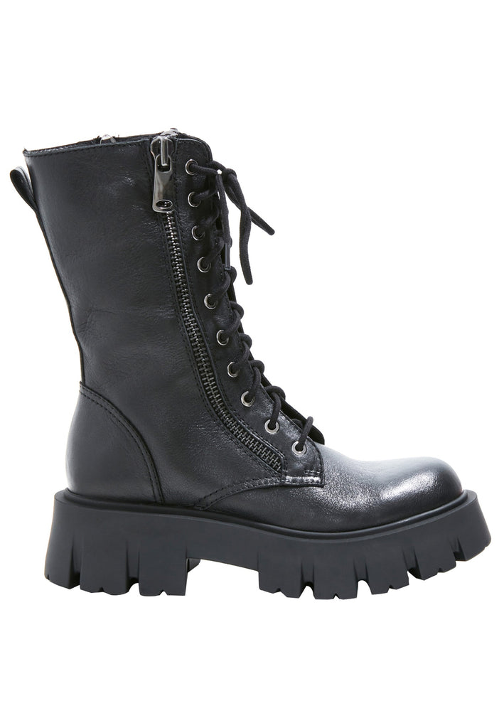 Inuovo Stiefel Leder Schwarz