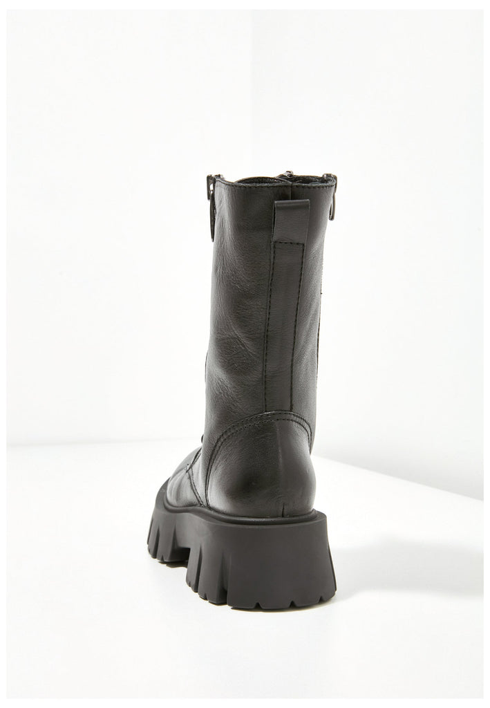 Inuovo Stiefel Leder Schwarz