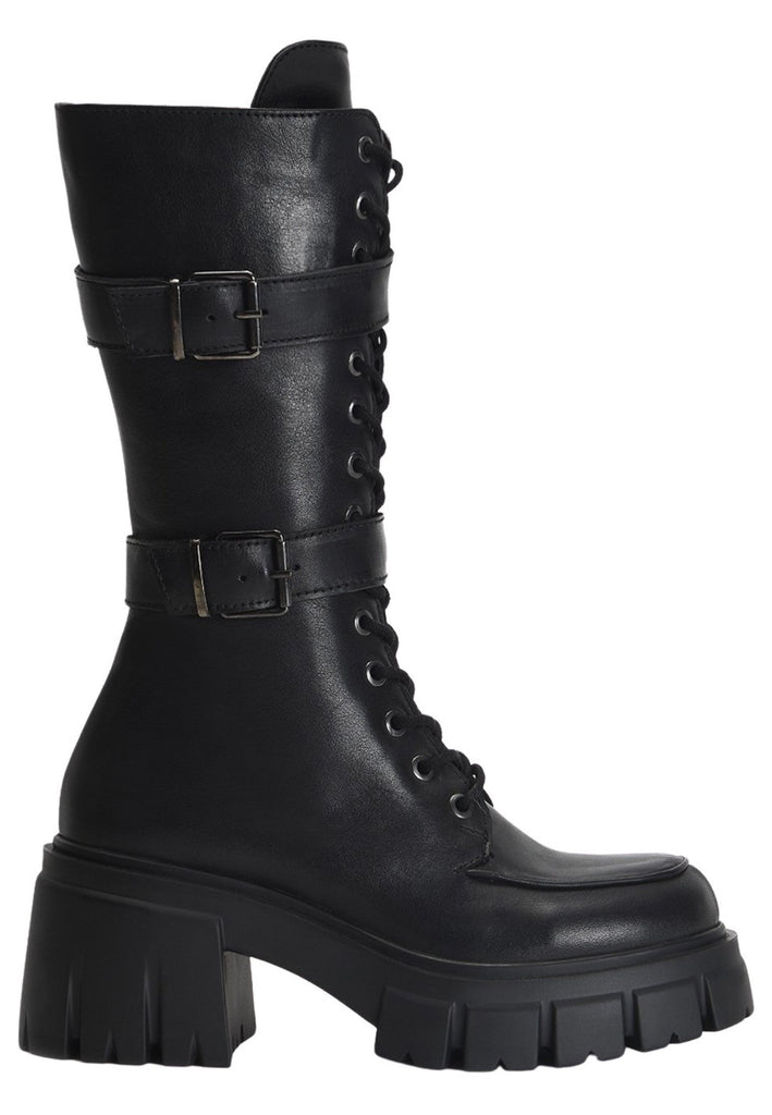 Inuovo Stiefel Leder Schwarz