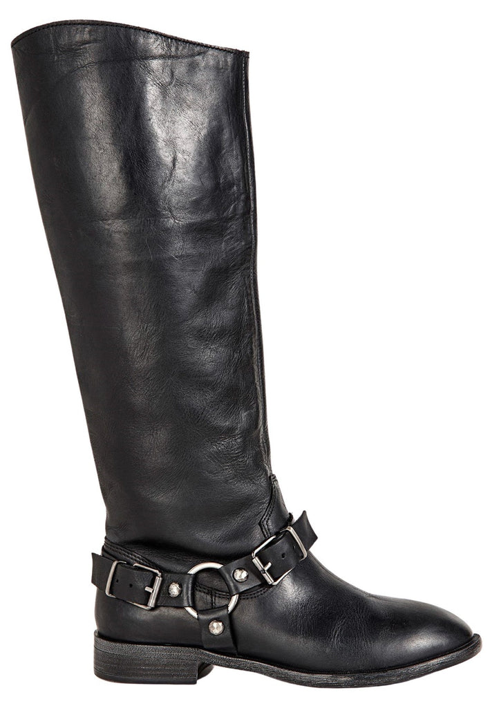 Inuovo Stiefel Leder Schwarz