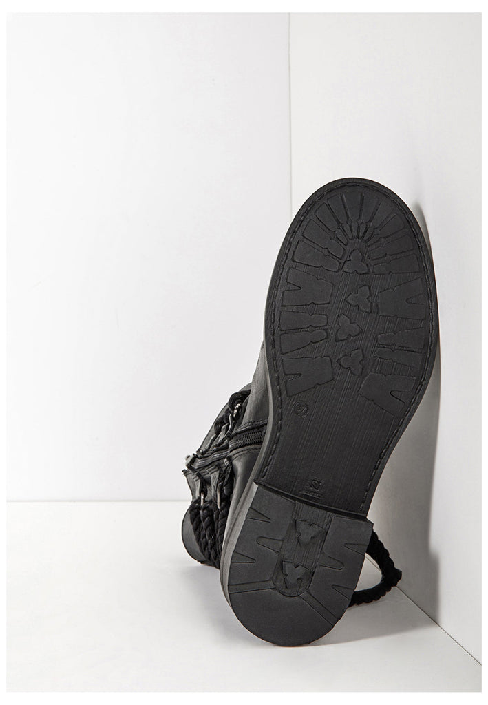 Inuovo Stiefel Leder Schwarz