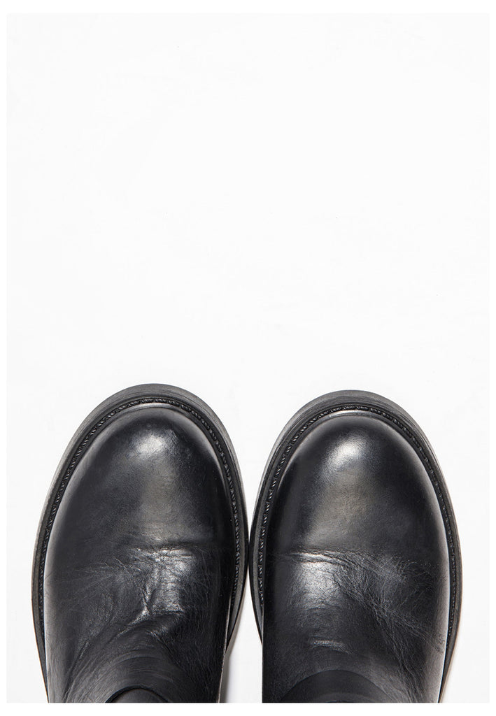 Inuovo Stiefel Leder Schwarz