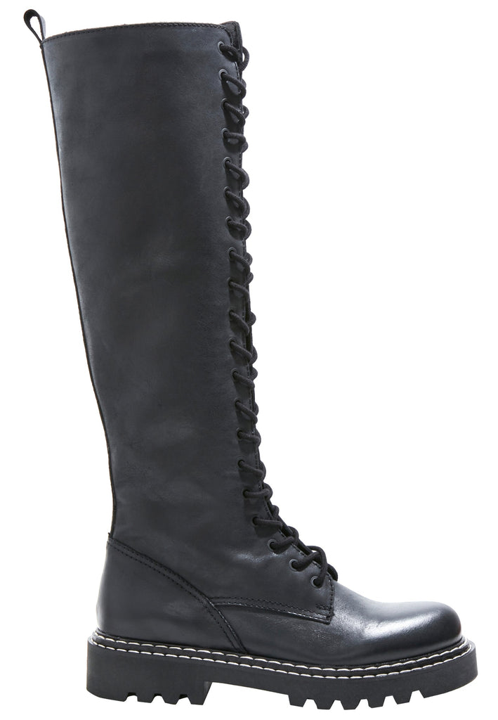 Inuovo Stiefel Leder Schwarz