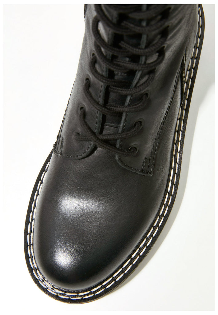 Inuovo Stiefel Leder Schwarz