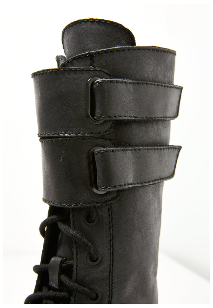 Inuovo Stiefel Leder Schwarz