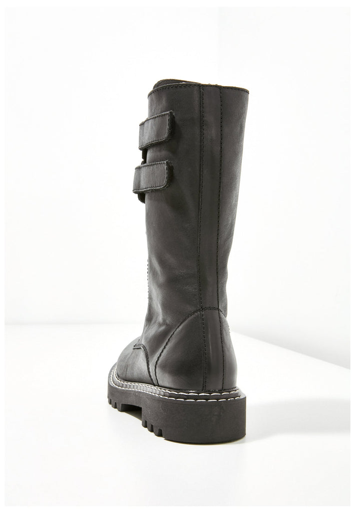 Inuovo Stiefel Leder Schwarz