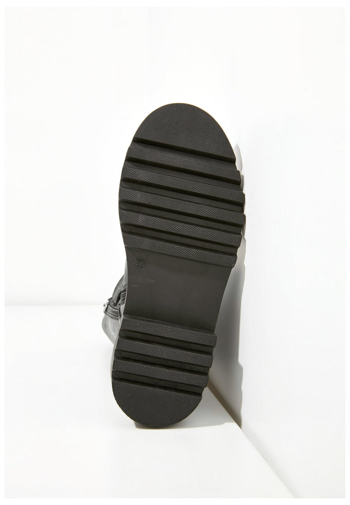 Inuovo Stiefel Leder Schwarz