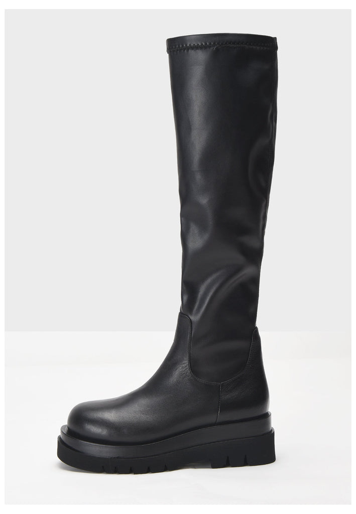 Inuovo Stiefel Leder Schwarz