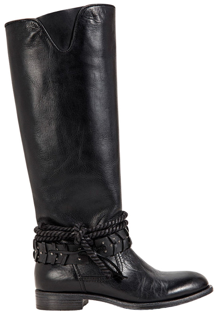 Inuovo Stiefel Leder Schwarz