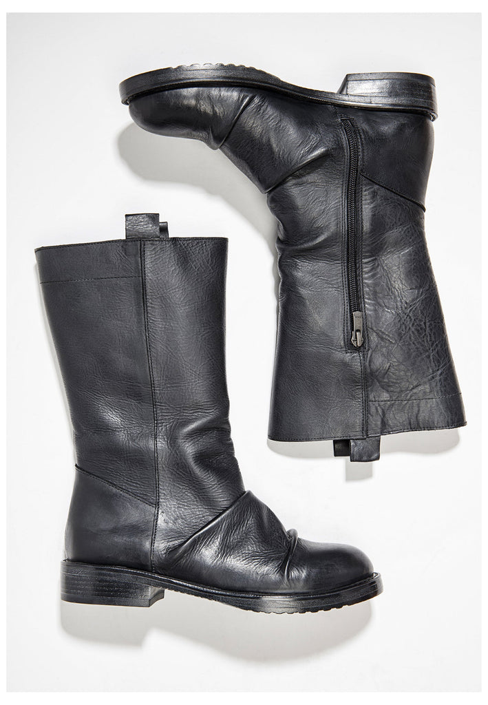 Inuovo Stiefel Leder Schwarz