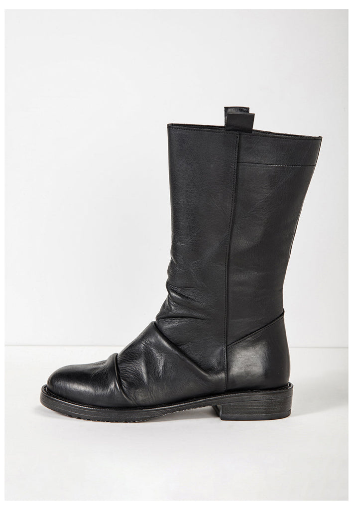 Inuovo Stiefel Leder Schwarz