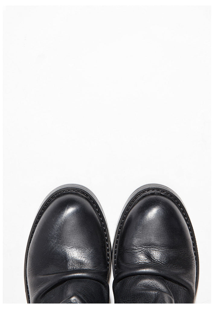 Inuovo Stiefel Leder Schwarz