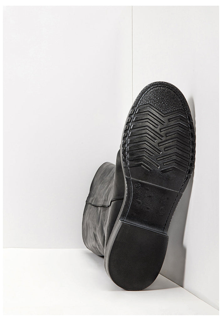 Inuovo Stiefel Leder Schwarz