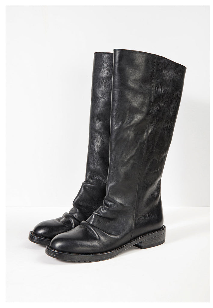 Inuovo Stiefel Leder Schwarz