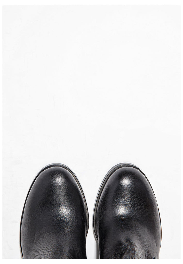 Inuovo Stiefel Leder Schwarz