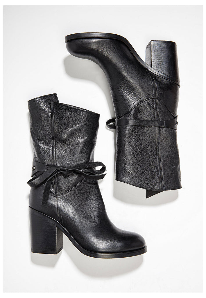 Inuovo Stiefel Leder Schwarz