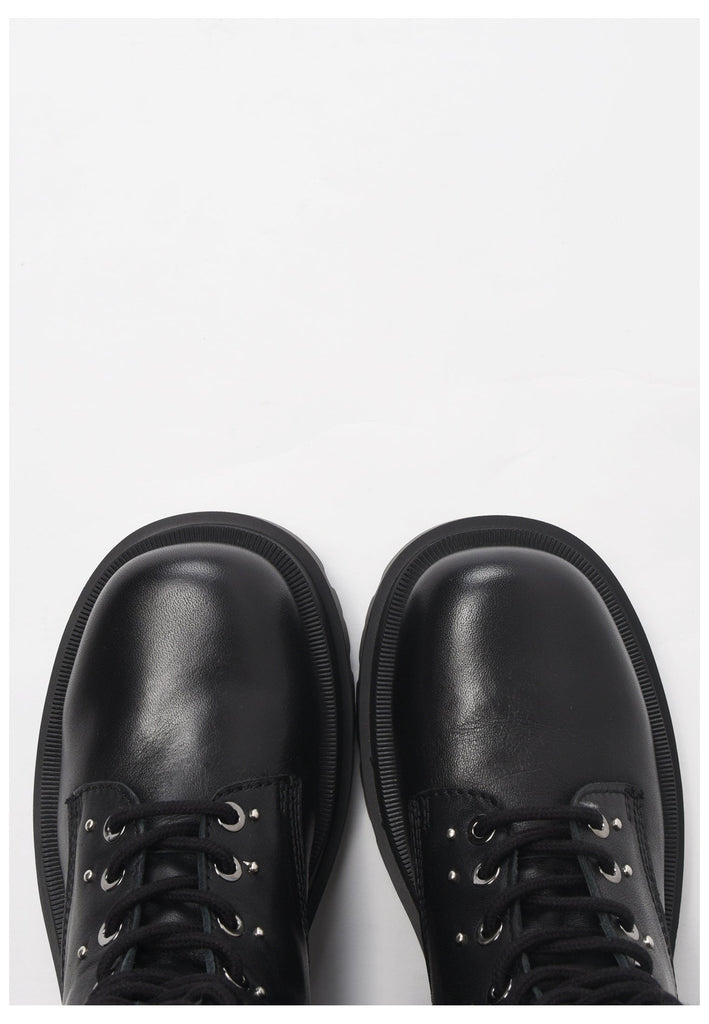 Inuovo Stiefel Leder Schwarz