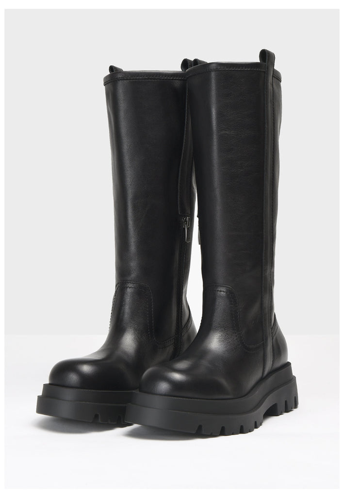 Inuovo Stiefel Leder Schwarz