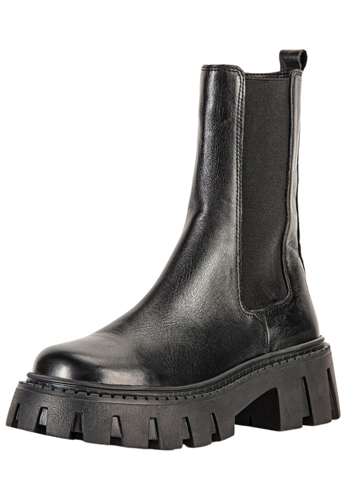 Inuovo Stiefel Leder Schwarz/Schwarz