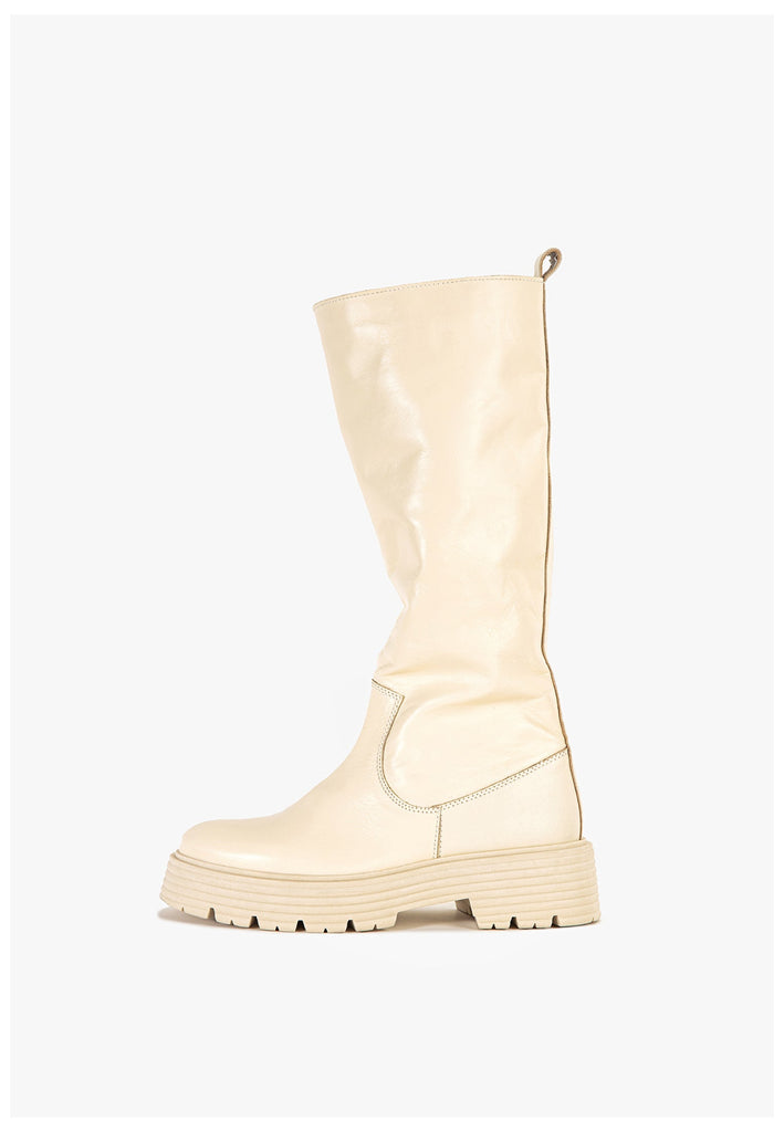 Inuovo Stiefel Leder Weiß