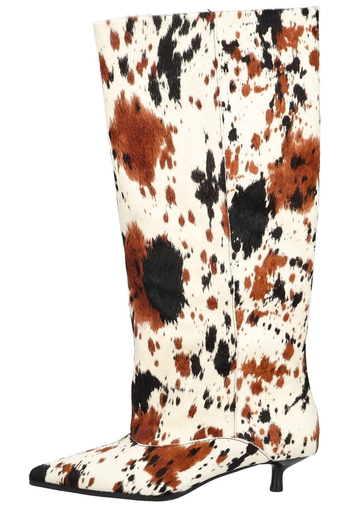 Inuovo Stiefel Leder Weiß/Braun