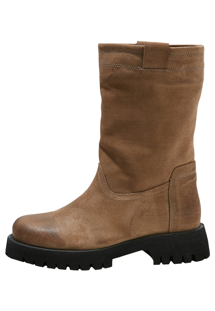 Inuovo Stiefel Veloursleder Hellbraun