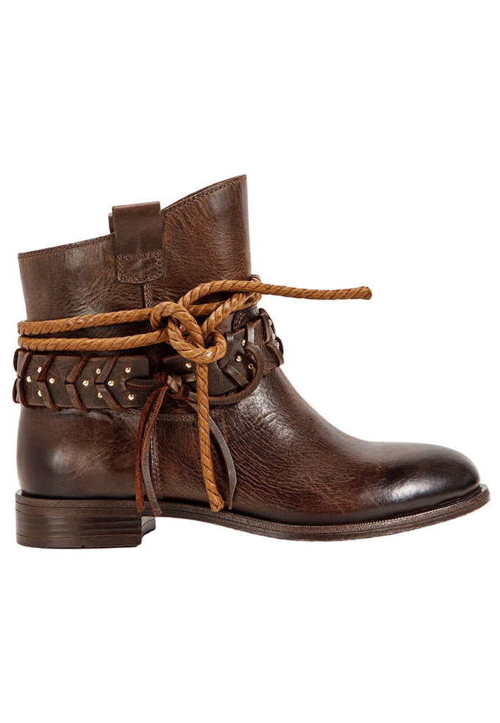 Inuovo Stiefelette Glattleder Dunkelbraun