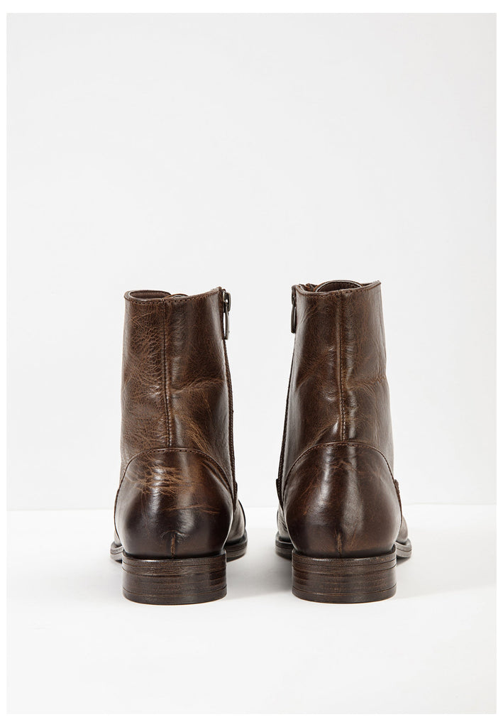 Inuovo Stiefelette Glattleder Dunkelbraun