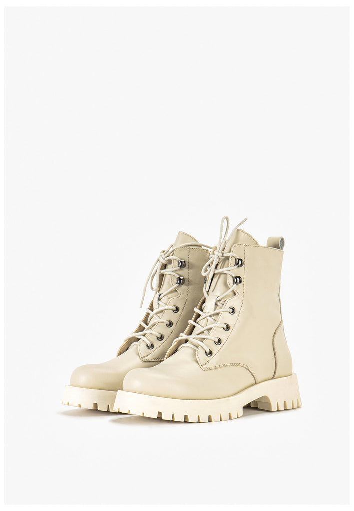 Inuovo Stiefelette Leder Beige