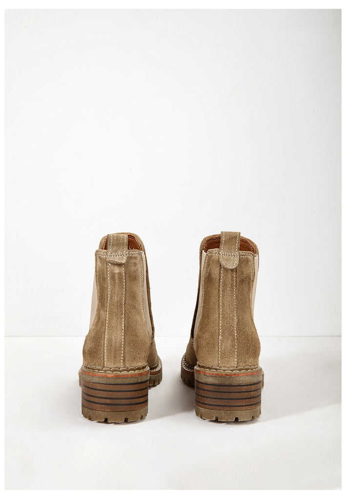 Inuovo Stiefelette Leder Beige