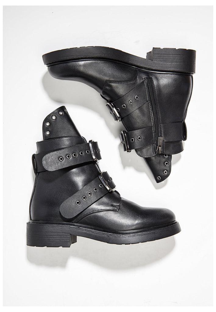 Inuovo Stiefelette Leder Black