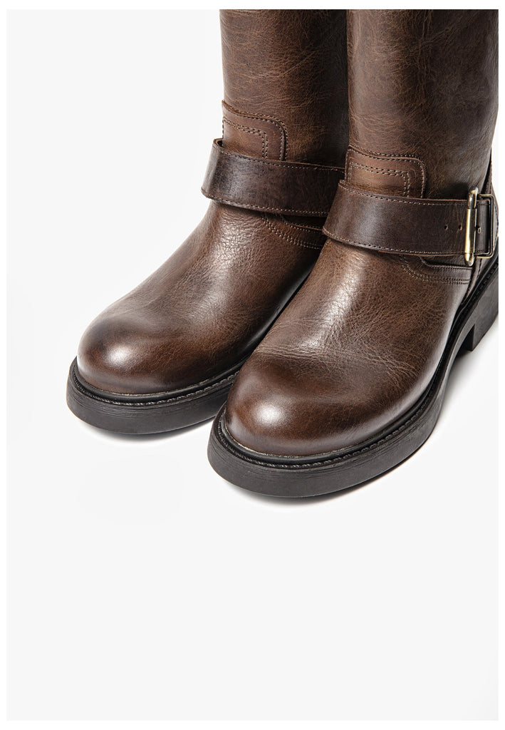 Inuovo Stiefelette Leder Braun