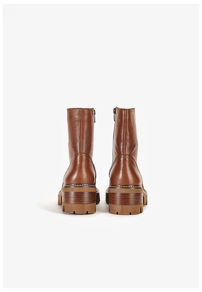 Inuovo Stiefelette Leder Braun