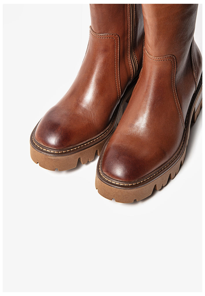 Inuovo Stiefelette Leder Braun