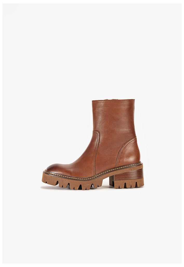 Inuovo Stiefelette Leder Braun