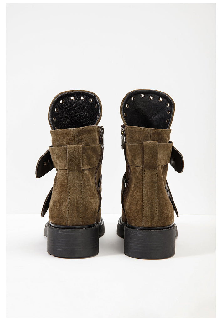 Inuovo Stiefelette Leder Brown