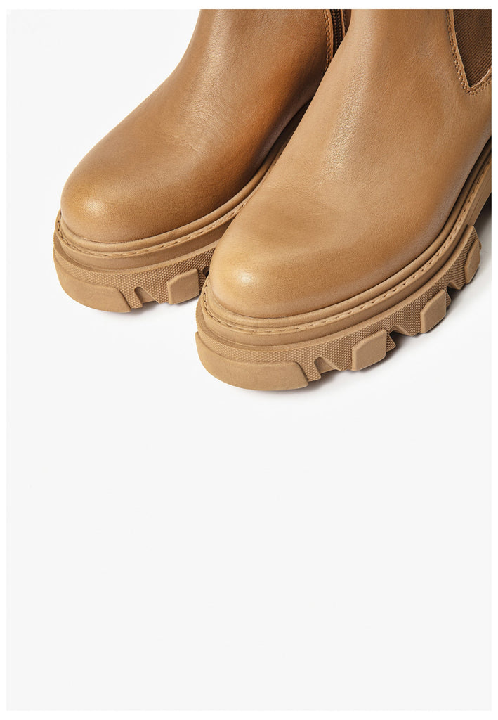 Inuovo Stiefelette Leder Caramel