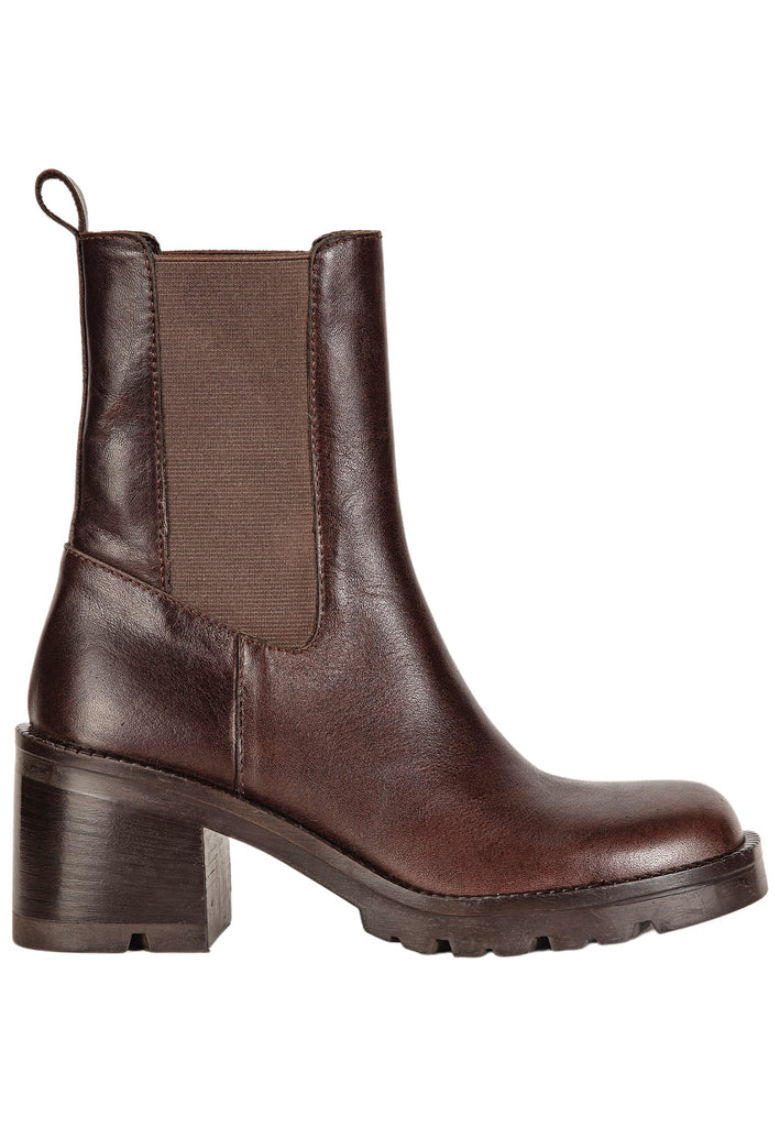 Inuovo Stiefelette Leder Coffee