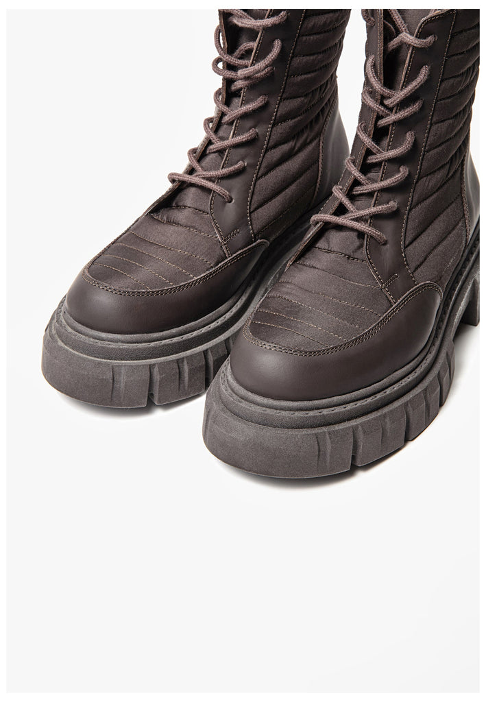 Inuovo Stiefelette Leder Coffee