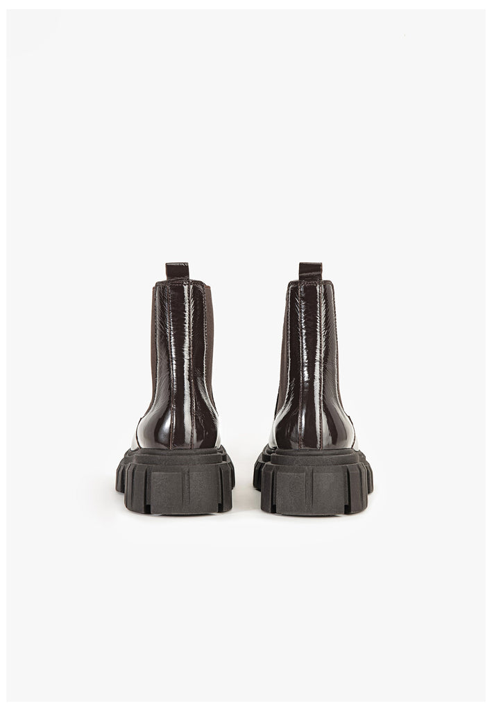 Inuovo Stiefelette Leder Coffee