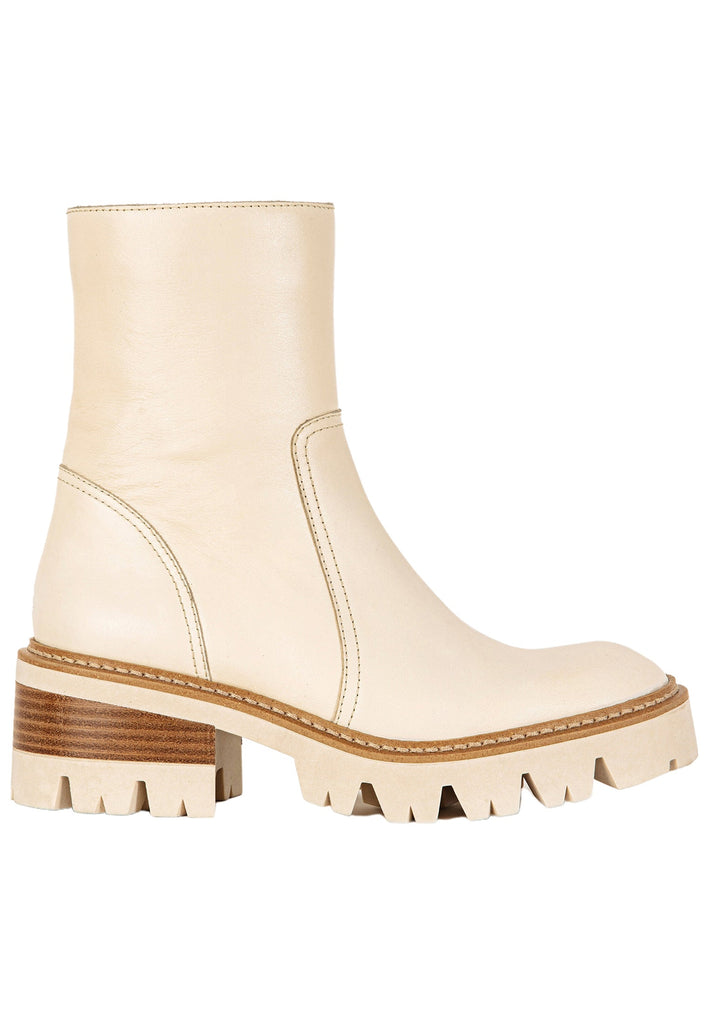 Inuovo Stiefelette Leder Crema