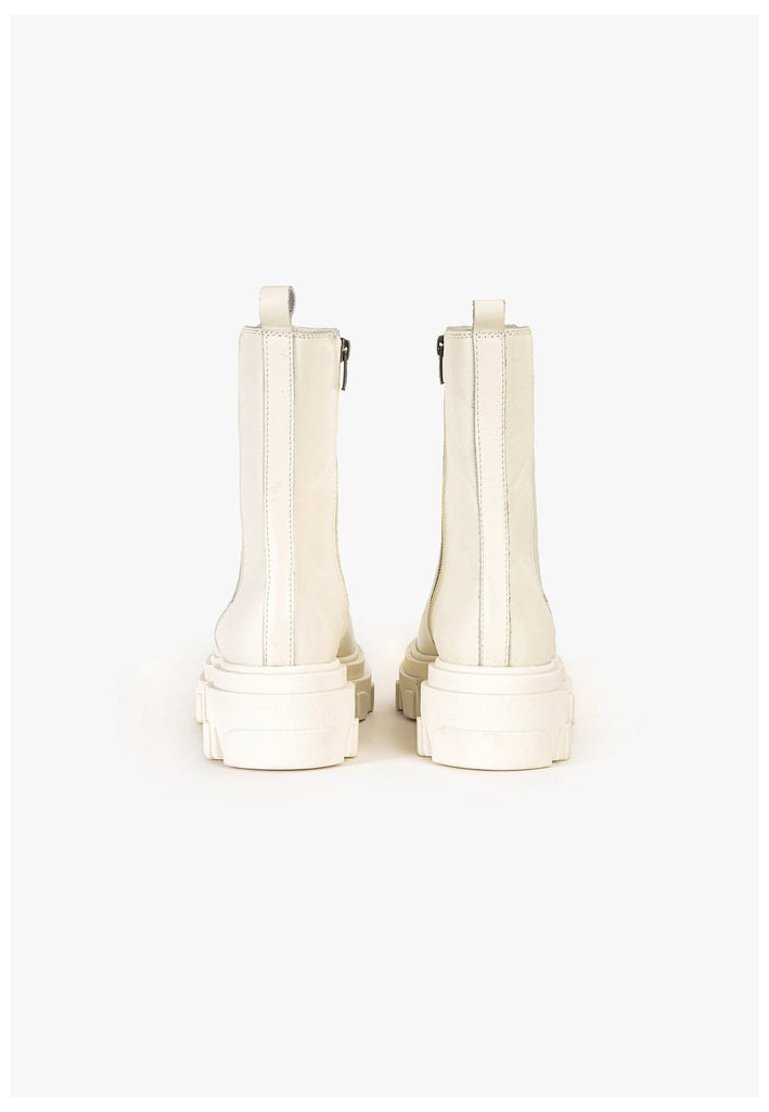 Inuovo Stiefelette Leder Creme