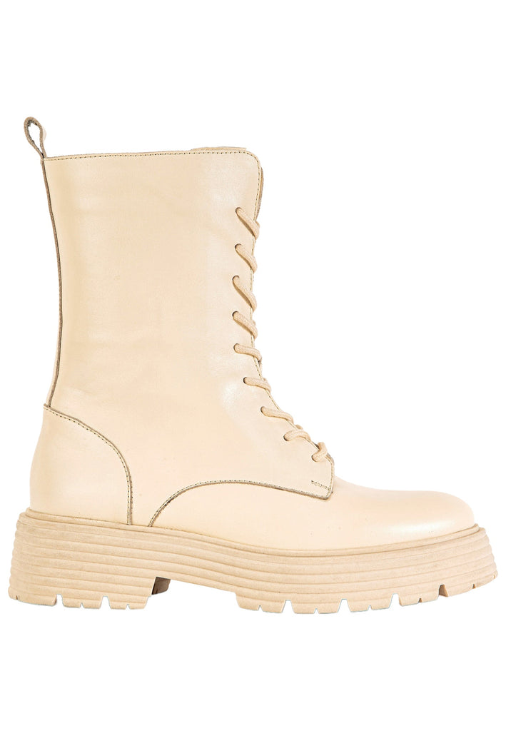 Inuovo Stiefelette Leder Creme
