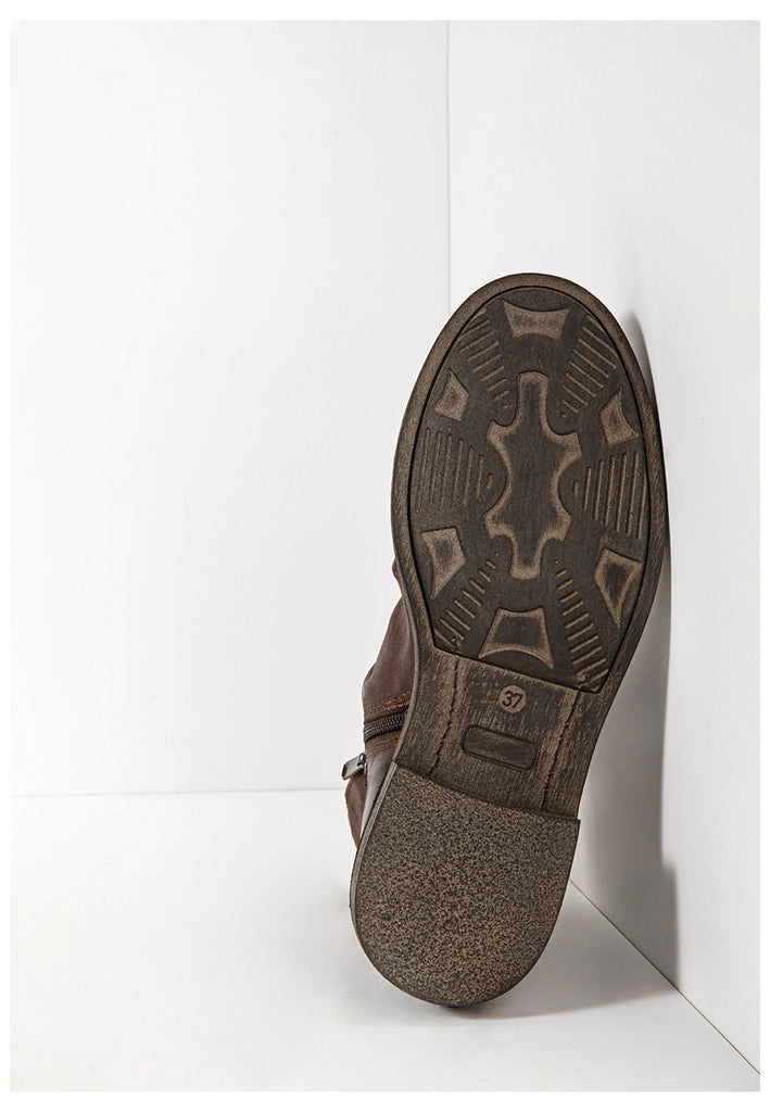 Inuovo Stiefelette Leder Dunkelbraun