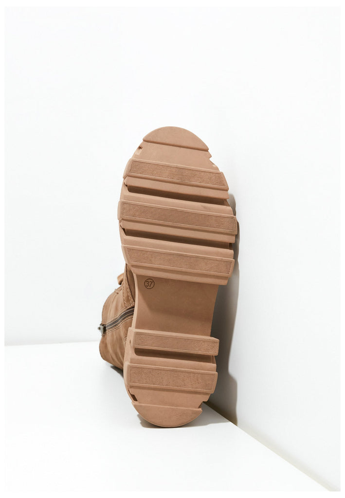 Inuovo Stiefelette Leder Dunkelbraun