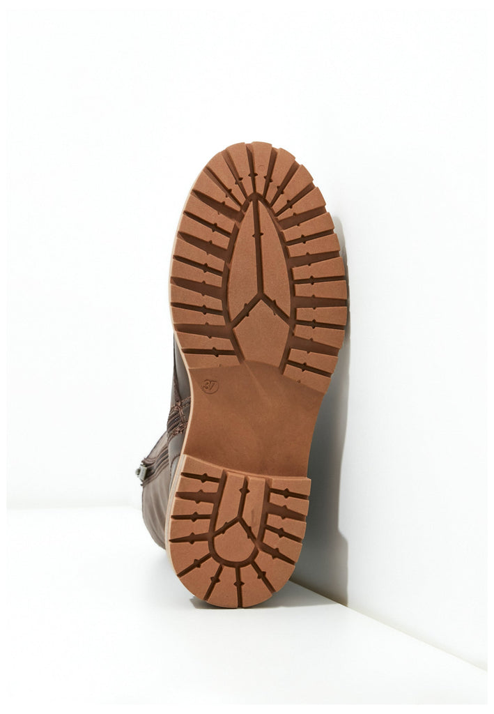 Inuovo Stiefelette Leder Dunkelbraun