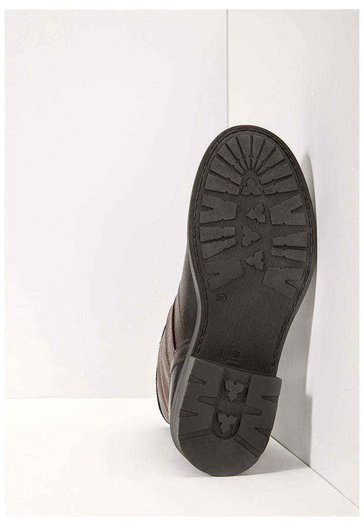 Inuovo Stiefelette Leder Dunkelbraun