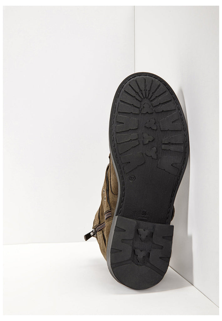 Inuovo Stiefelette Leder Dunkelbraun