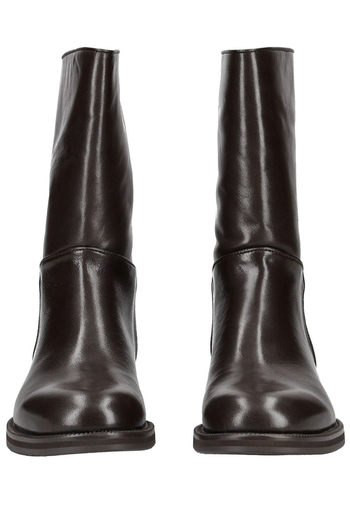 Inuovo Stiefelette Leder Dunkelbraun