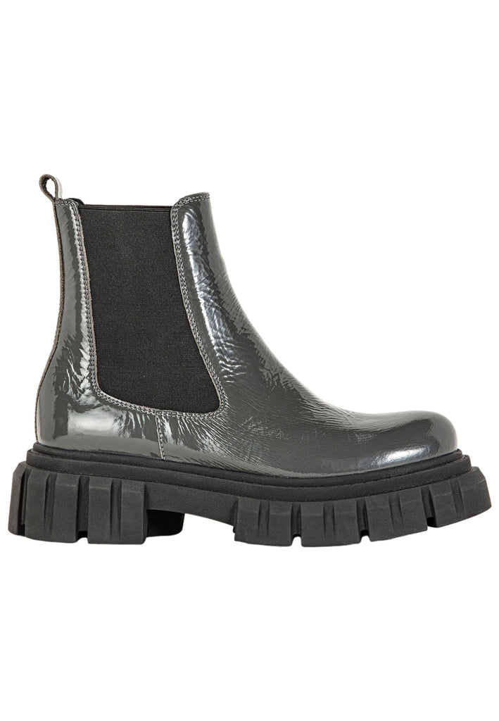 Inuovo Stiefelette Leder Dunkelgrau